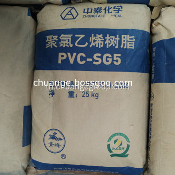 ระงับ PVC K68 วัตถุดิบ Zhongtai PVC SG5